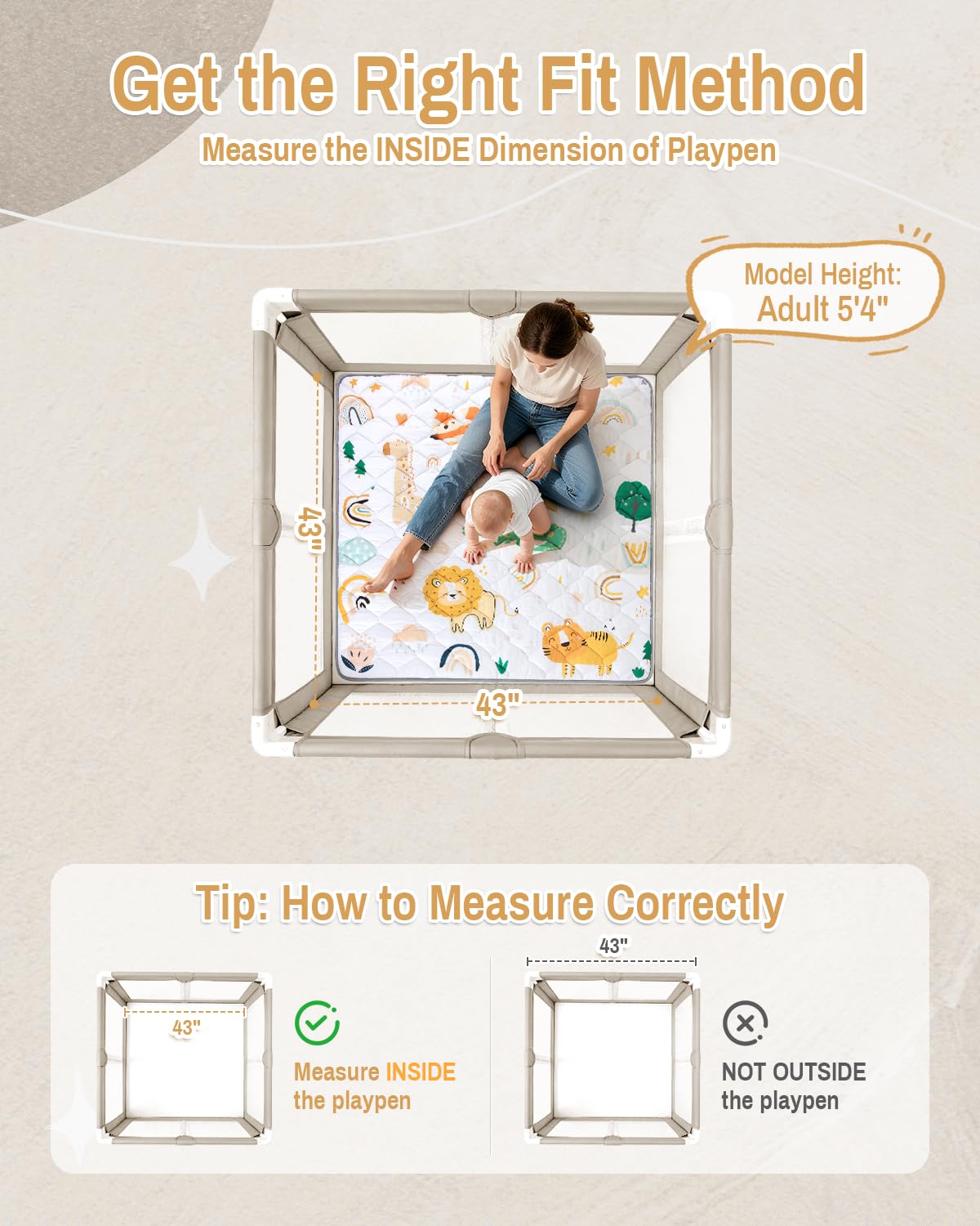 QUAFRET baby play mat folded for easy portability