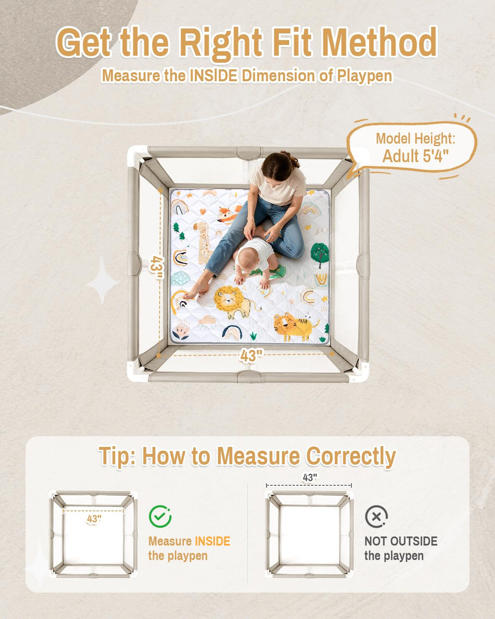 QUAFRET baby play mat folded for easy portability