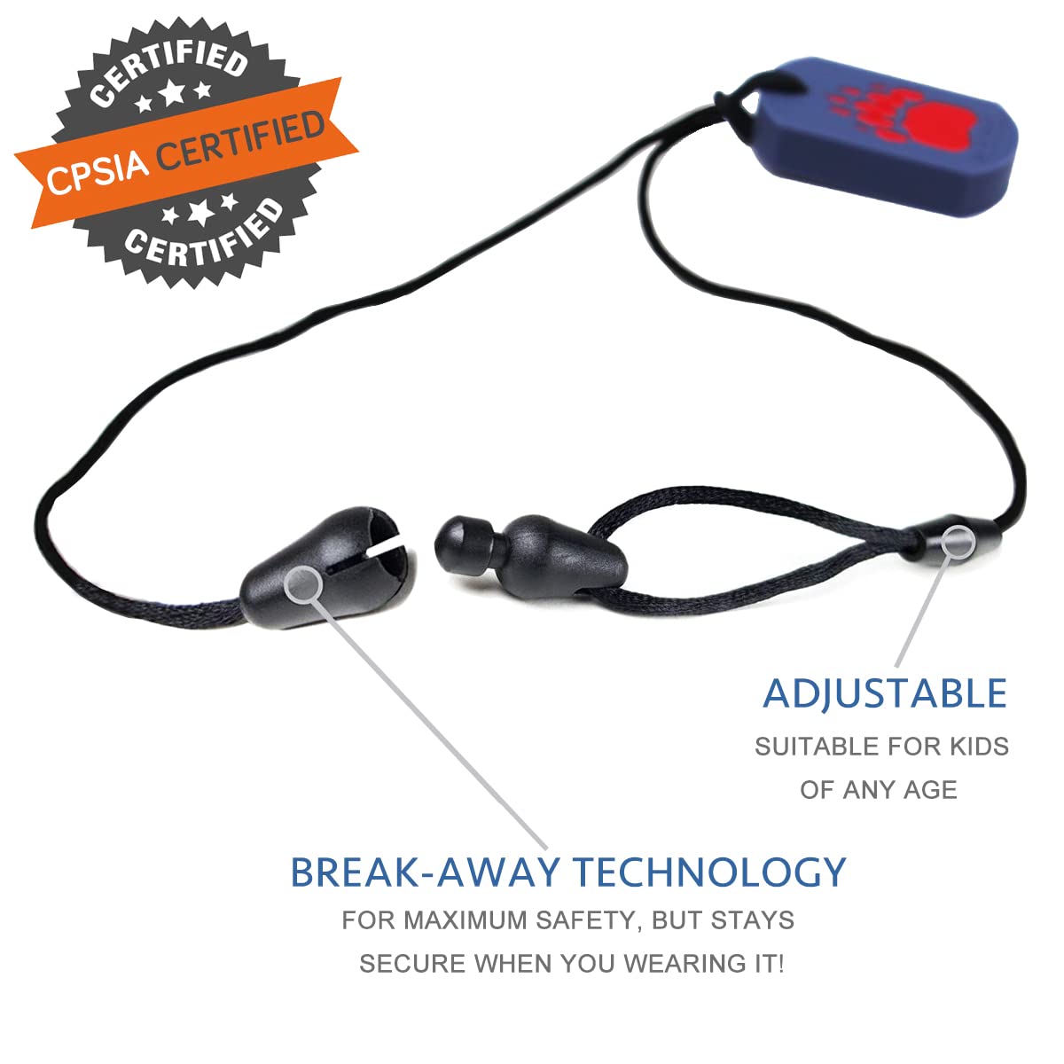 Qualeap Amber adjustable breakaway closure ensures safe use during activities