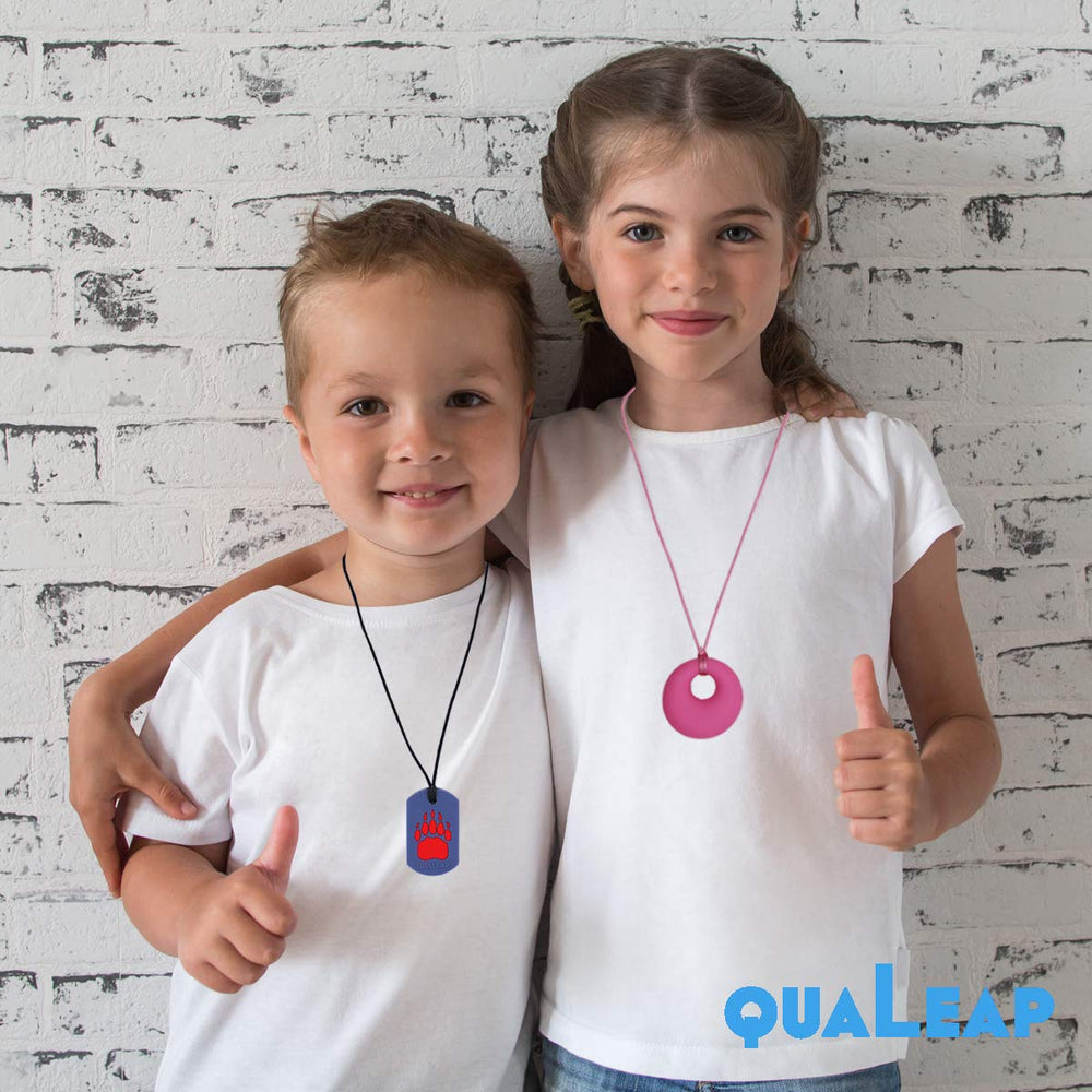 Qualeap Amber two-pack option helps families rotate chew toys