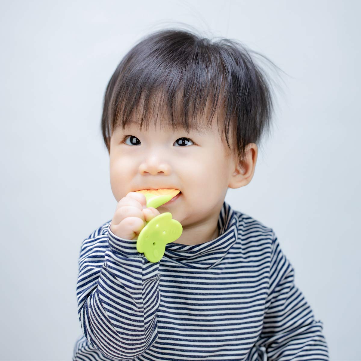 qualeap teether banana green helps little ones chew safely and explore