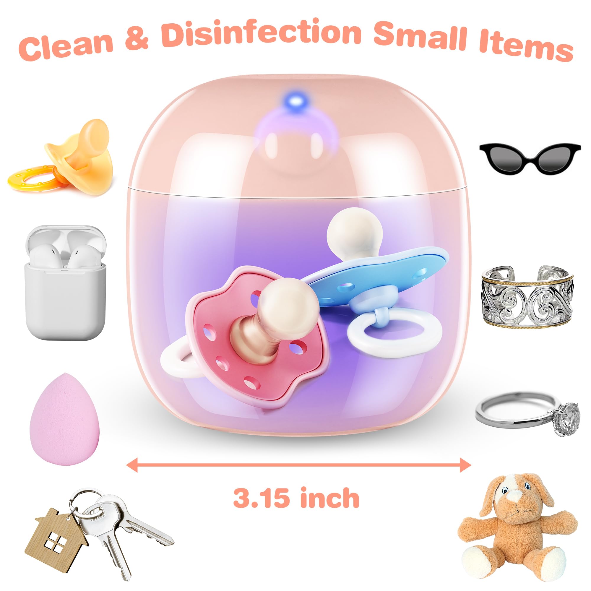 Qualirey pacifier-teether-nipple disinfection for safe baby items.