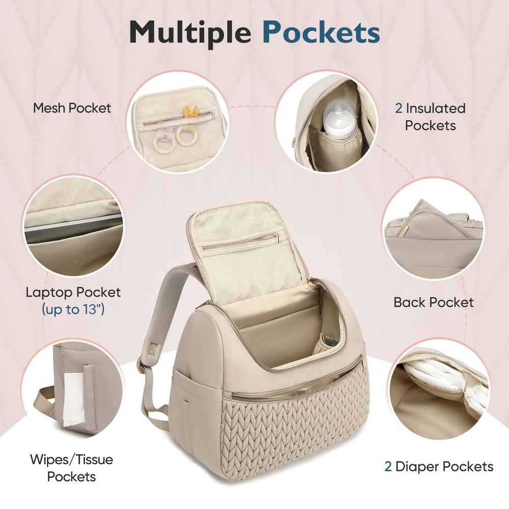 Qualyphant bag includes a dedicated 13 inch laptop sleeve for work use