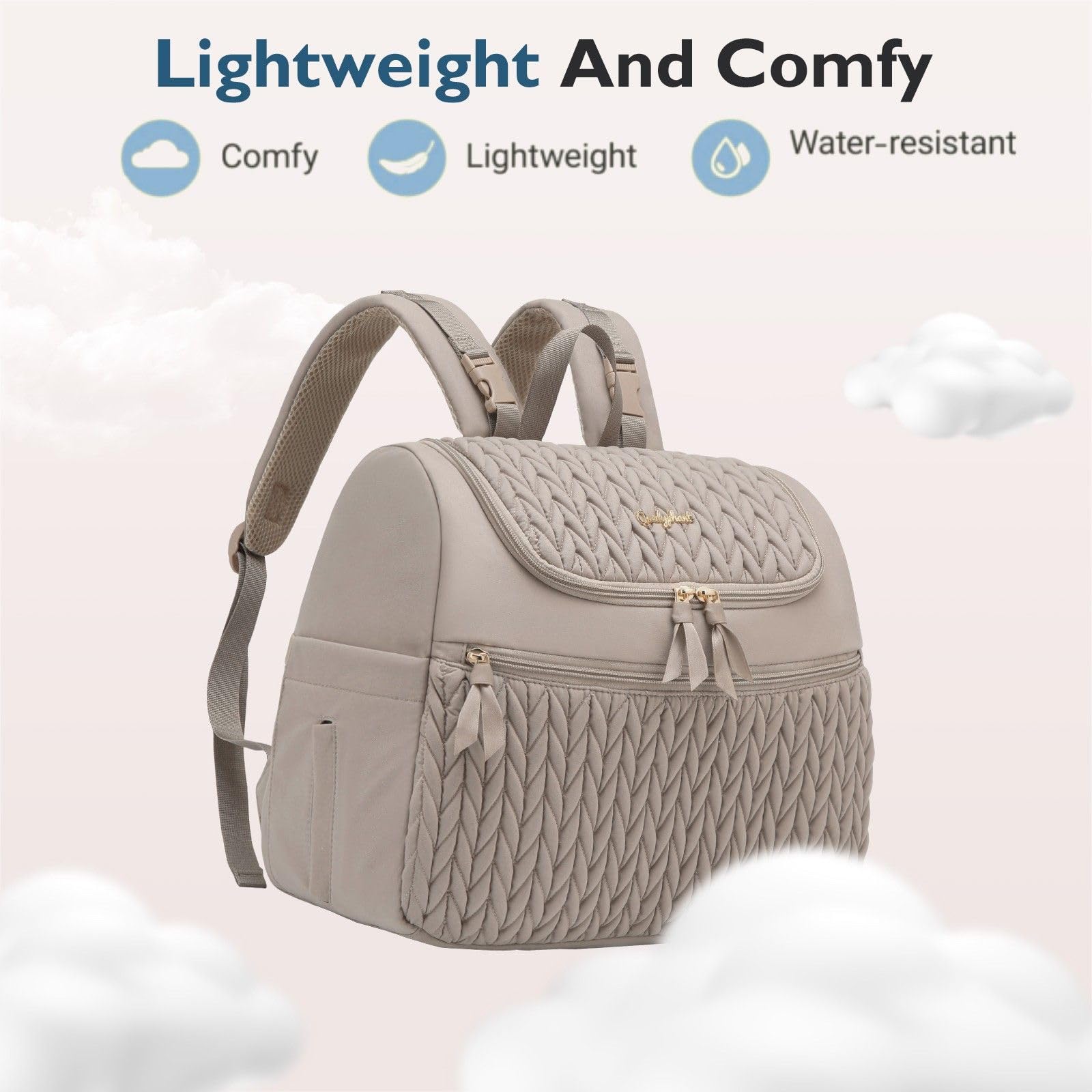 Qualyphant back anti-theft pocket for secure valuables