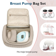Qualyphant diaper backpack with changing pad and organized interior