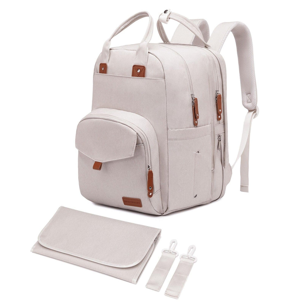 Qualyphant Large Diaper Bag Backpack for Twins - 26-36L Expandable