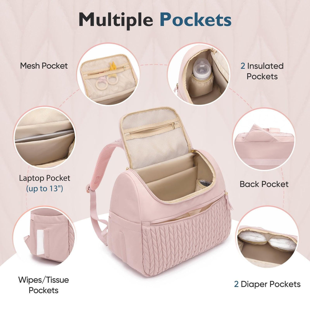 Qualyphant backpack organized with 12 pockets for essentials