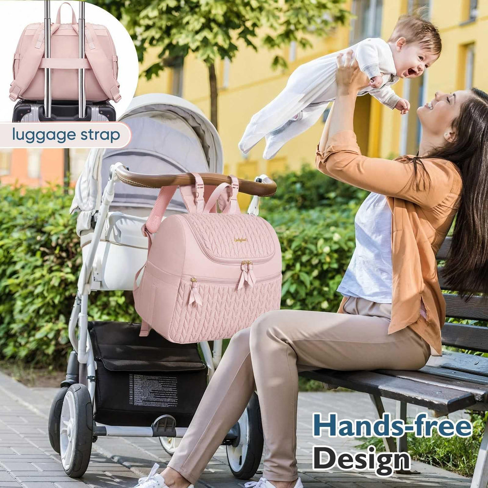 Qualyphant quilted design blends fashion with practical parental gear