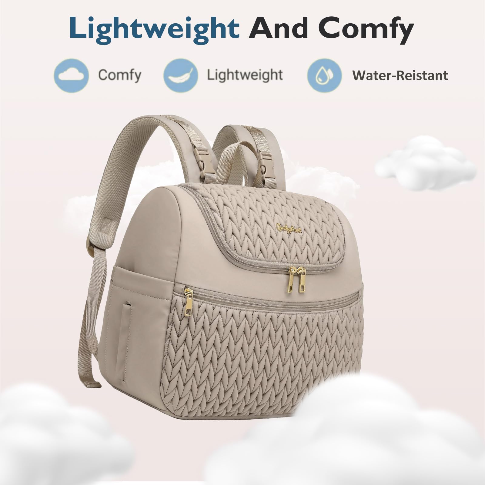 Qualyphant stroller hooks and luggage straps enable hands free travel