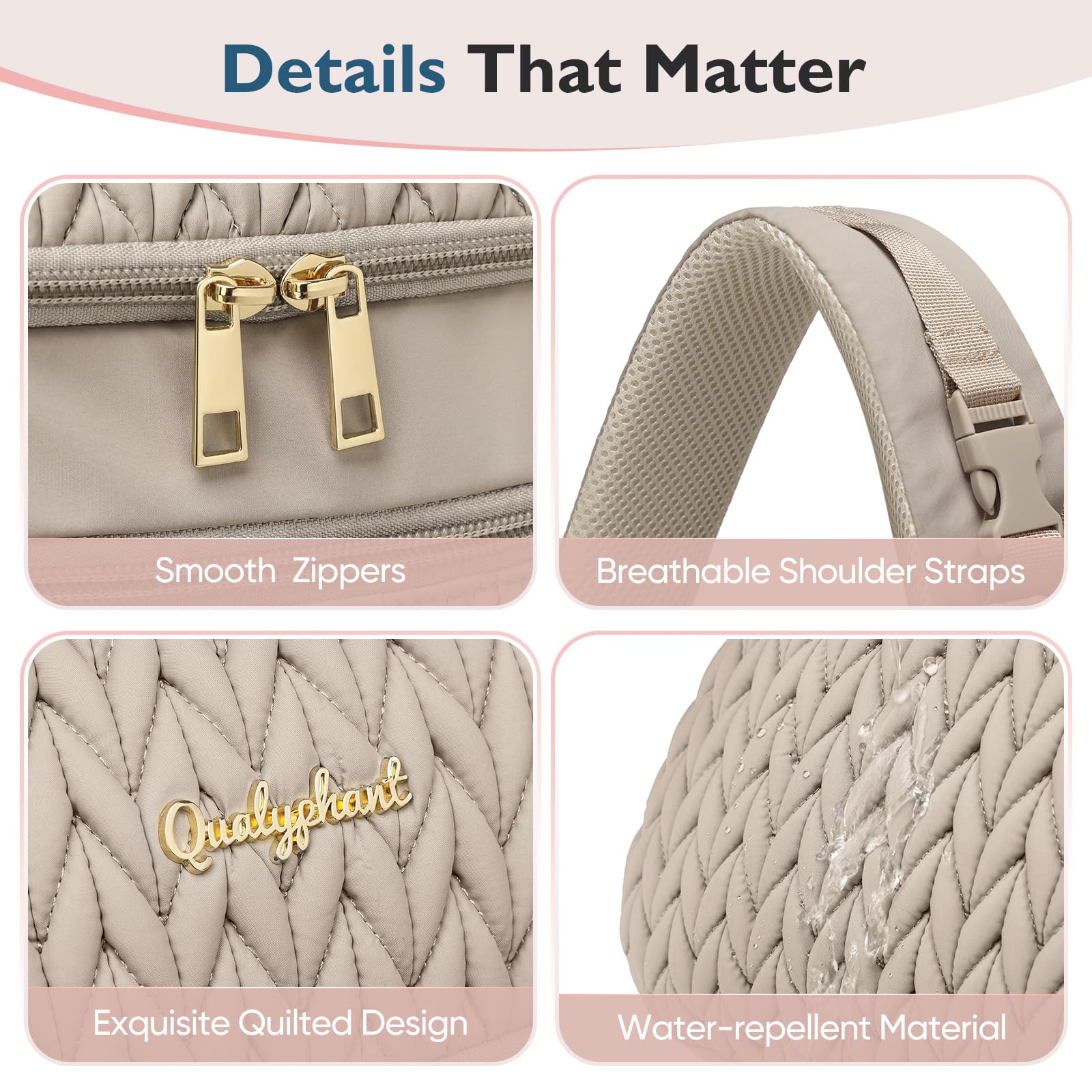 Qualyphant water resistant polyester shell for daily use