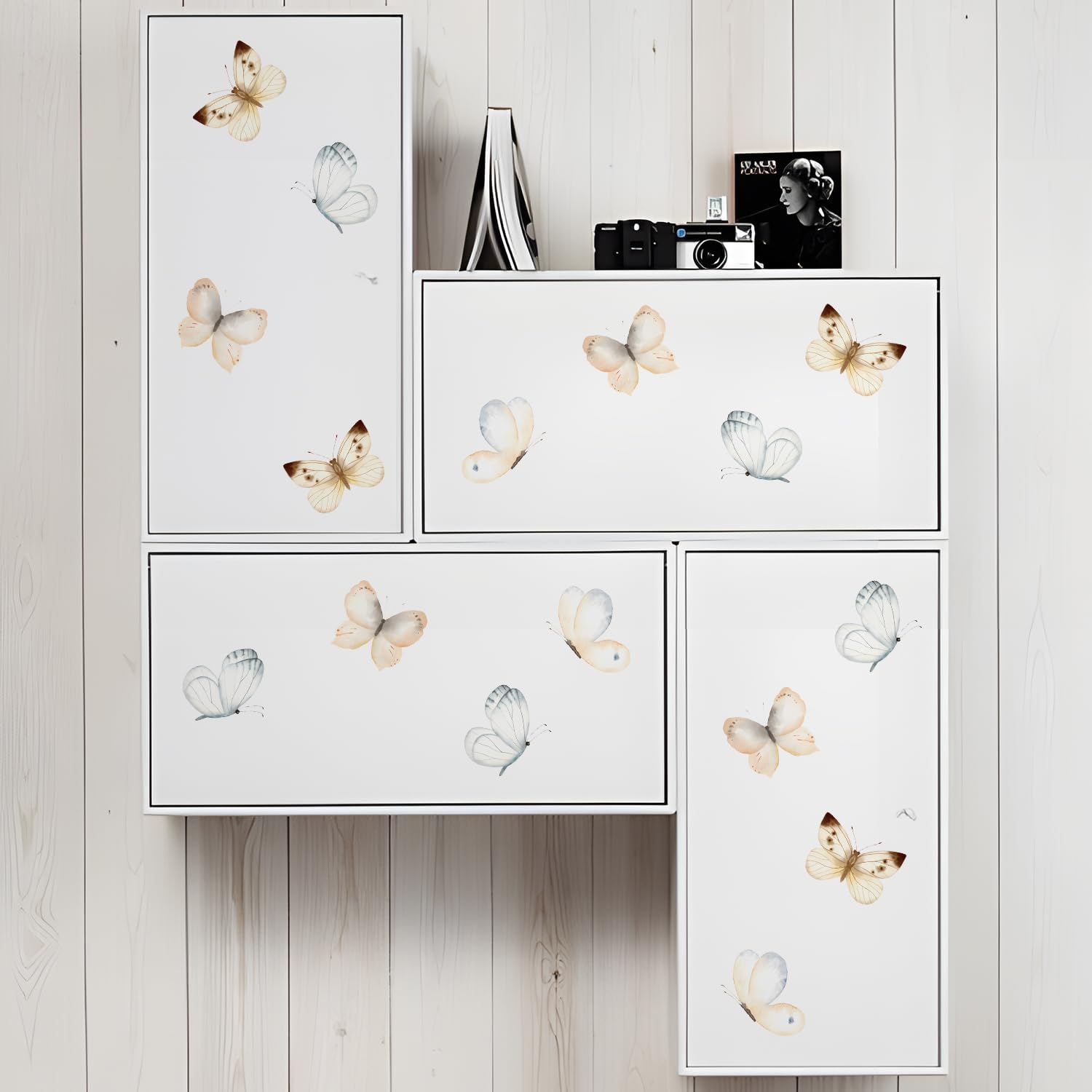 QUCHENG Boho decals cabinets and furniture accent details easily