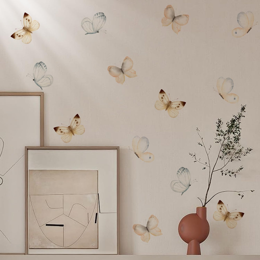 QUCHENG Boho decals flowers and leaves add whimsy and calm to walls