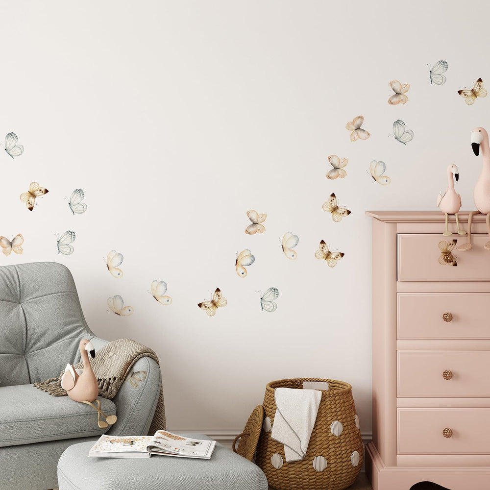 QUCHENG Boho decals rainbow sun create playful, light-filled accents