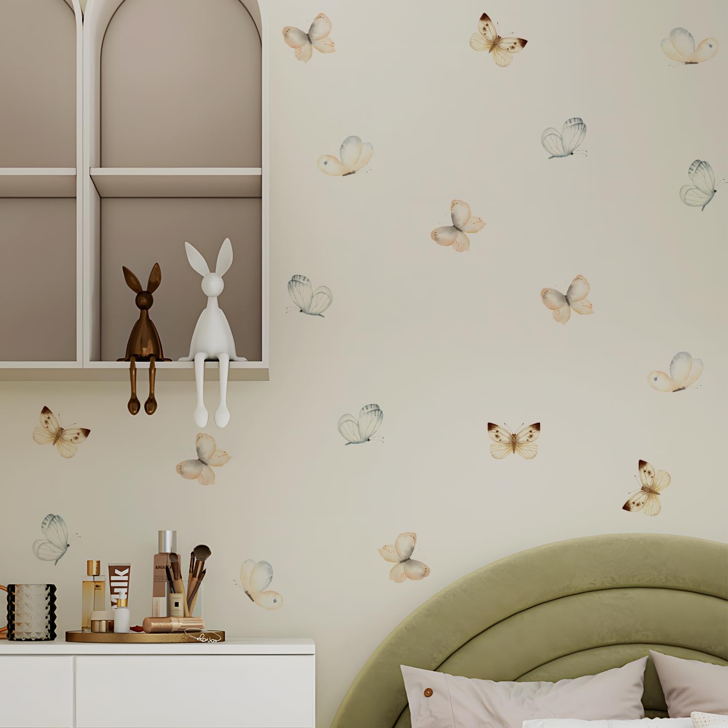 QUCHENG Boho decals window and mirror use for light-friendly decor
