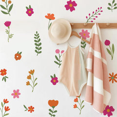 QUCHENG Boho wall stickers six sheets pack for playful kids room decor