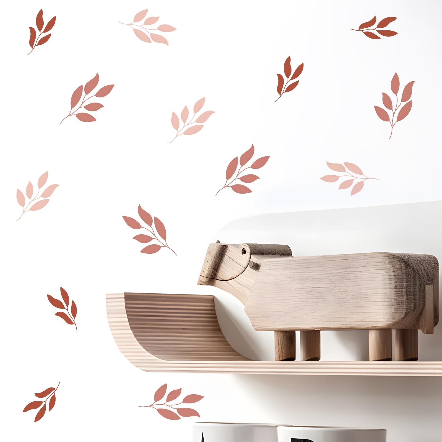 QUCHENG Boho wall stickers boho patterns closeup showcase delicate details and flexibility.