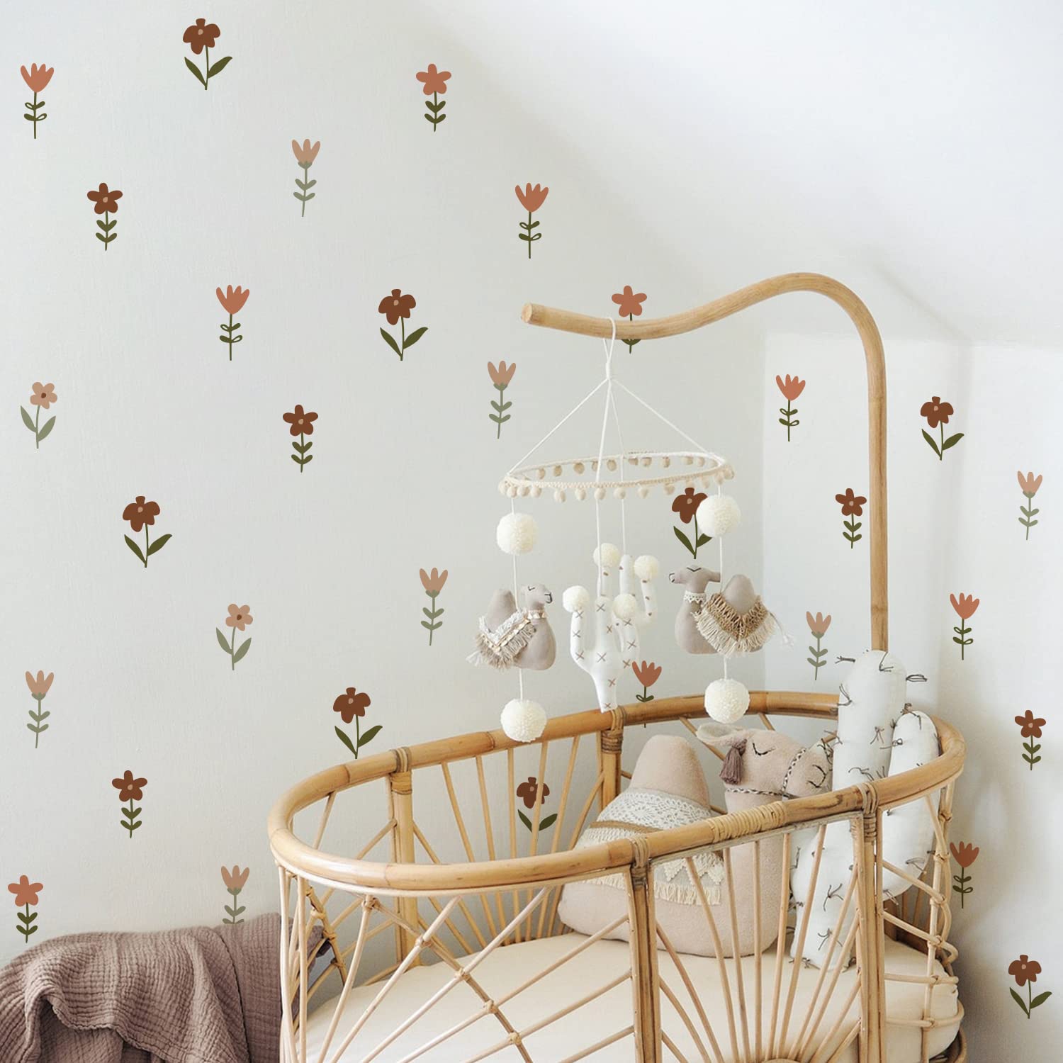 QUCHENG boho wall stickers DIY decor ideas are easy to paste and reposition