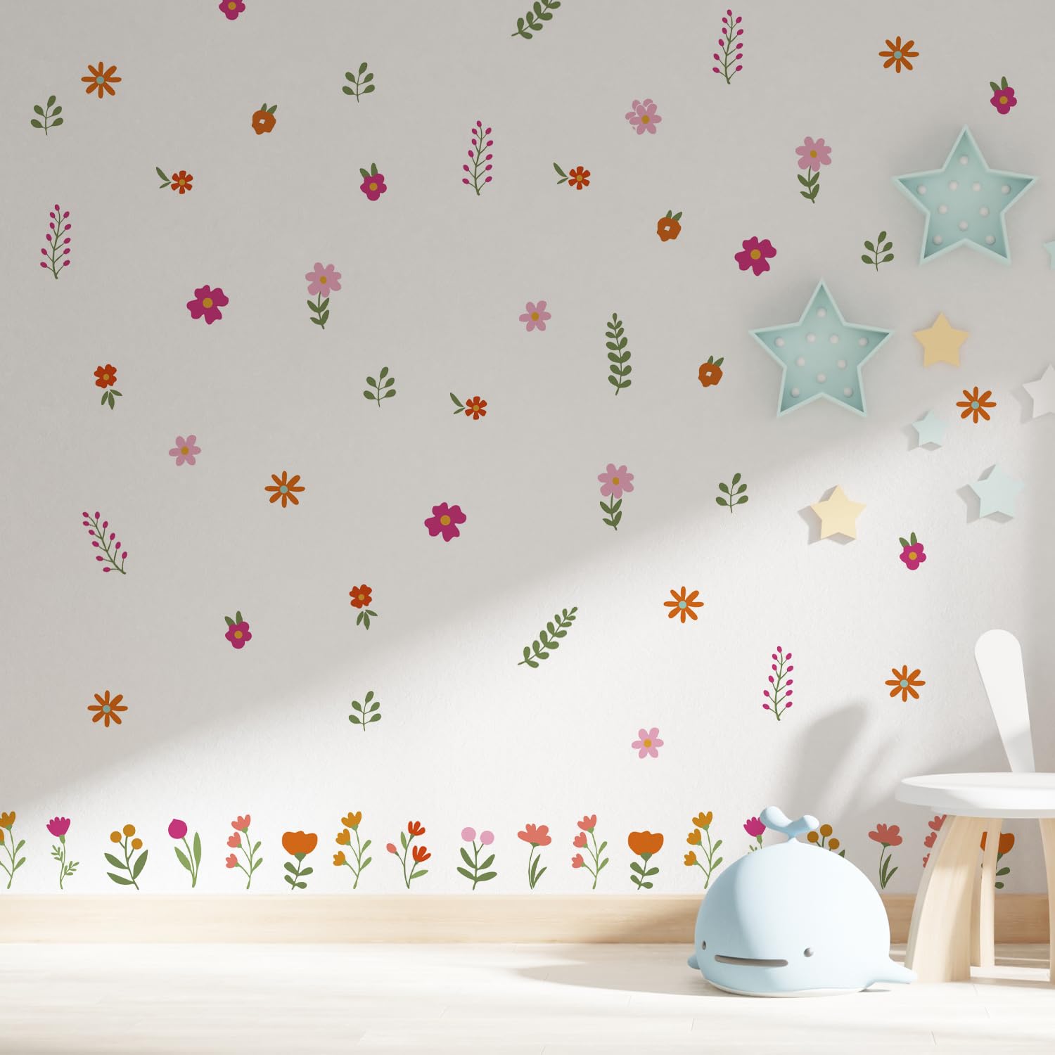 QUCHENG Boho wall stickers offer simple installation on smooth, dry surfaces