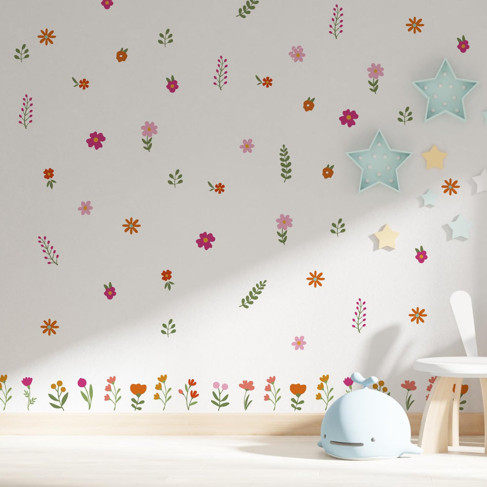 QUCHENG Boho wall stickers offer simple installation on smooth, dry surfaces