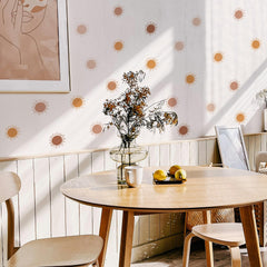 QUCHENG boho wall stickers falling leaves detail adds natural charm to walls