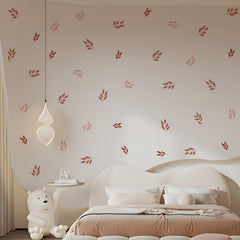 QUCHENG Boho wall stickers flowers rainbow design brighten walls for imaginative play.