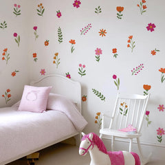QUCHENG Boho wall stickers leaves pattern add nature-inspired charm to nurseries