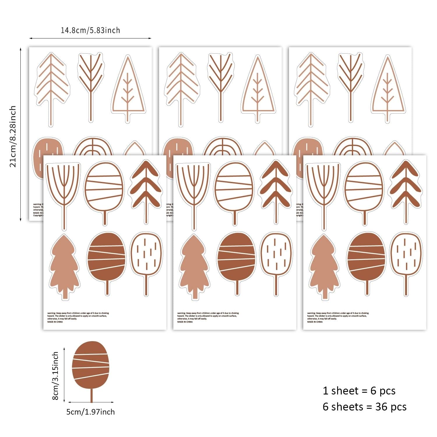 QUCHENG Boho wall stickers nursery ambience transforms learning corner.