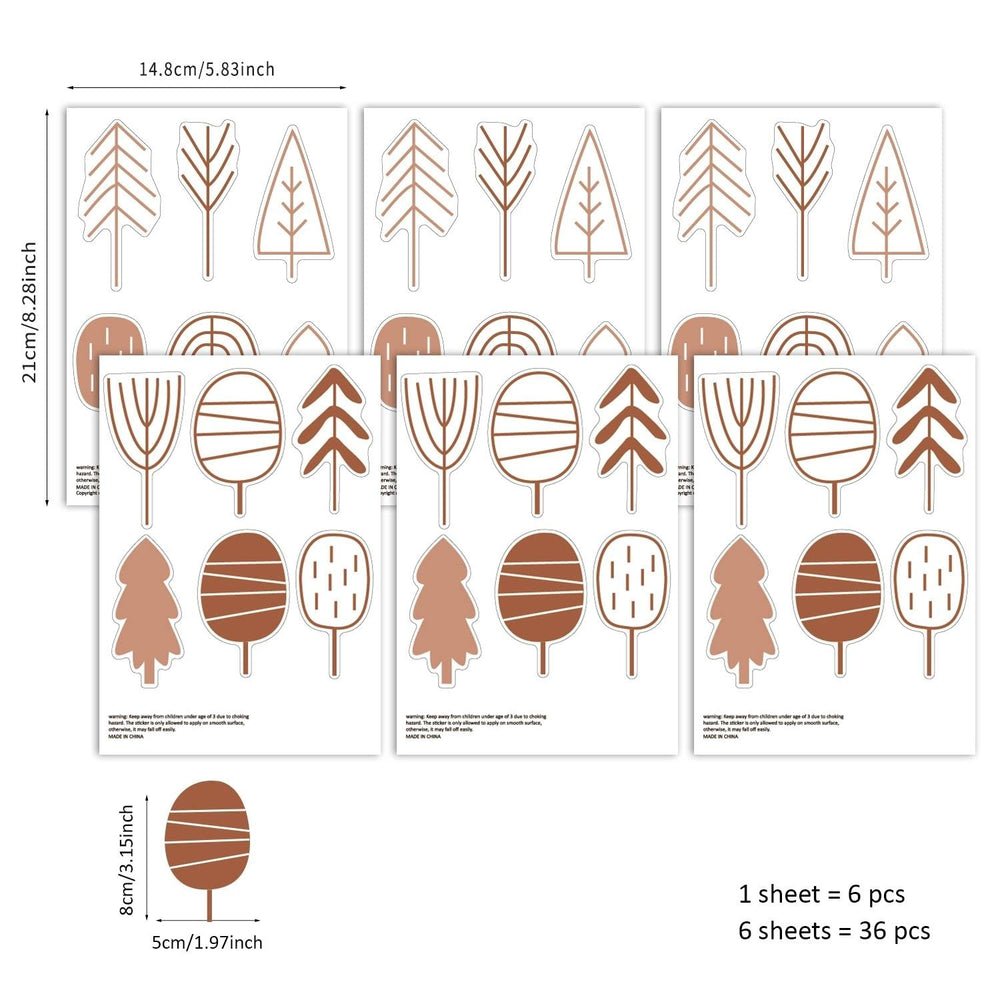QUCHENG Boho wall stickers nursery ambience transforms learning corner.