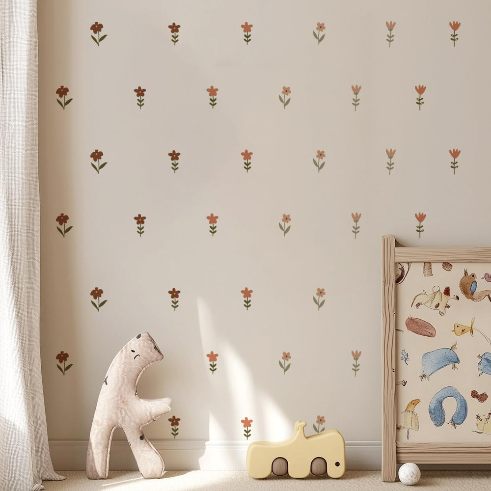 QUCHENG boho wall stickers rainbow sun patterns brighten walls with whimsy