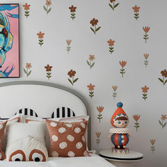 QUCHENG boho wall stickers warm tones create cozy spaces