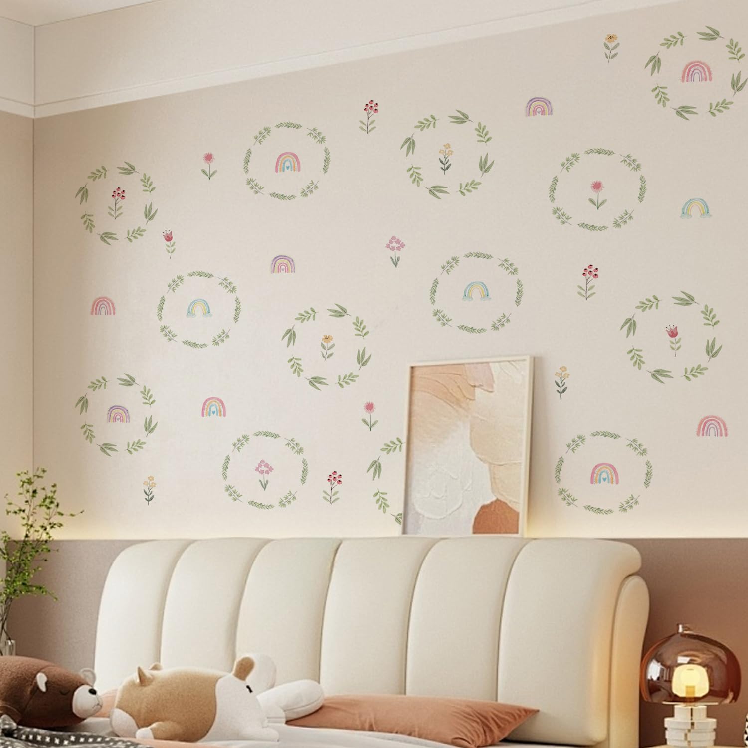 QUCHENG kid room decor six sheet pack inspires playful wall layouts.