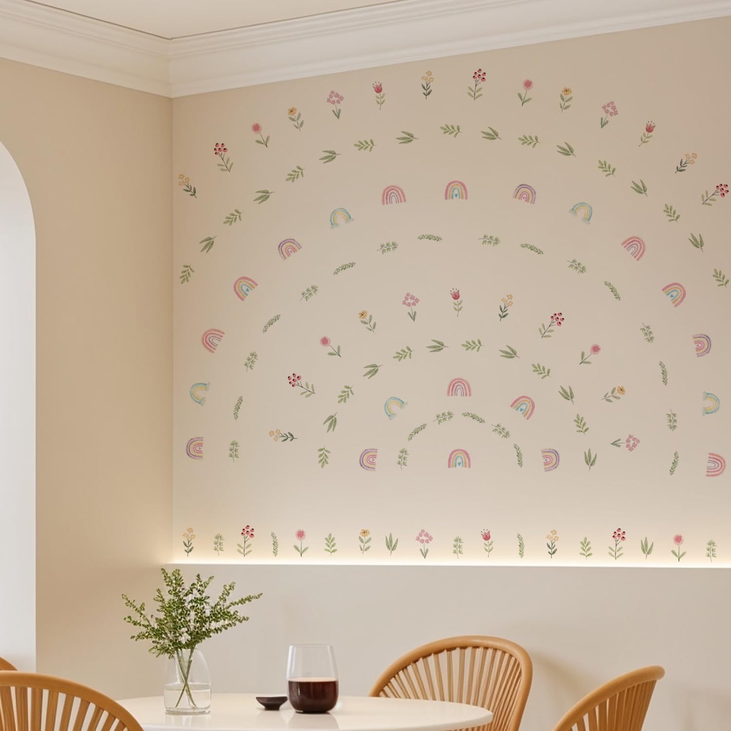 QUCHENG multi surface wall stickers suit cabinets doors and appliances.