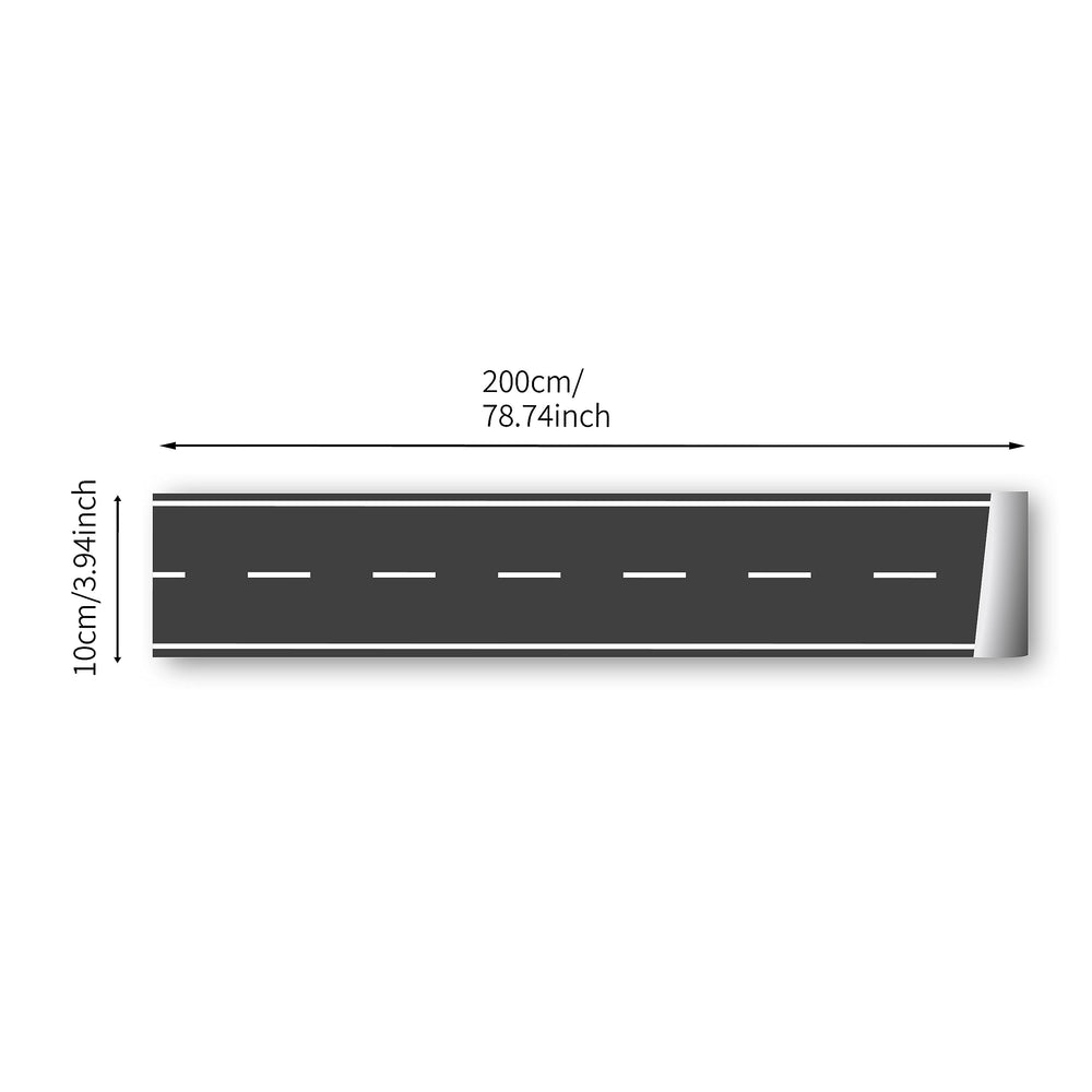 QUCHENG nursery road decal wall bright colors inspire kid-friendly decor ideas