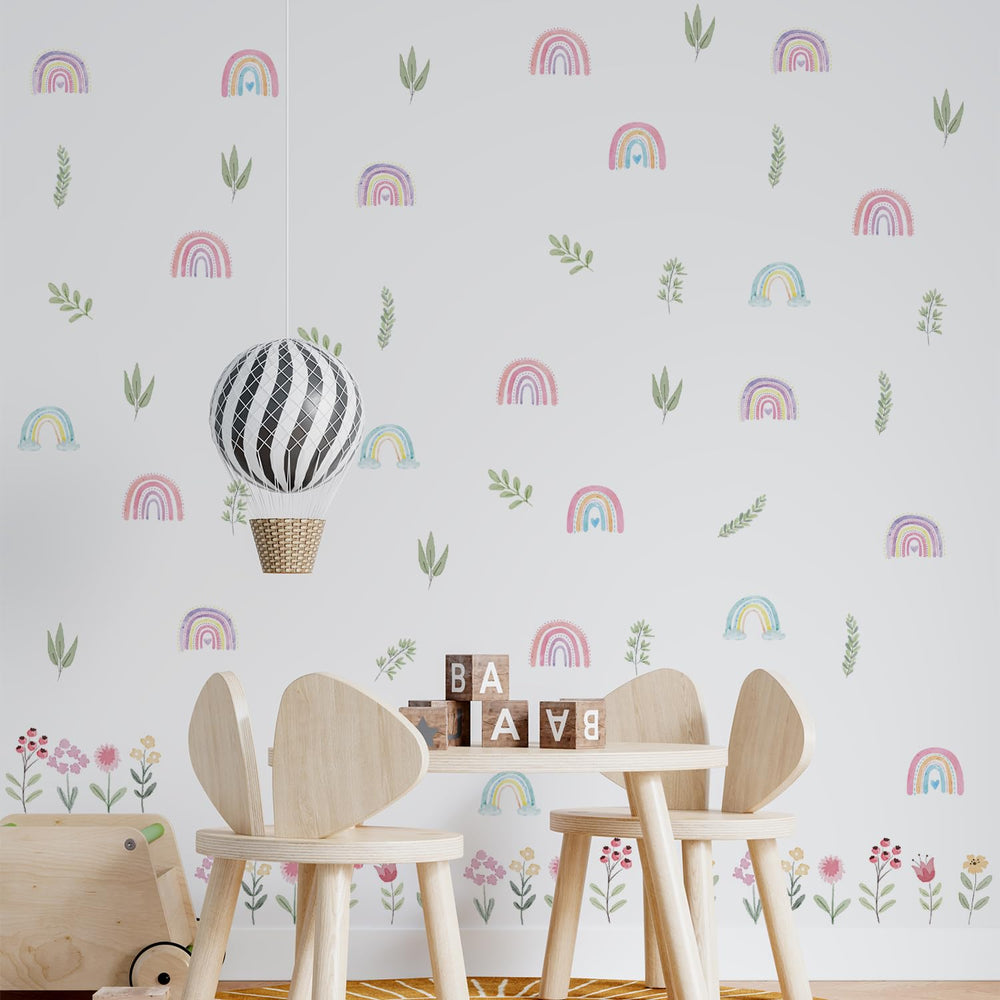 QUCHENG decals work on windows and mirrors for light catching accents.