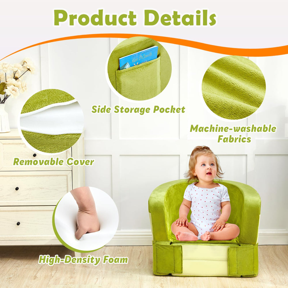 QUCHI toddler travel bed with storage bag for on-the-go trips.