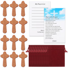 Queekay 12set crosses bulk shows compact crosses for daily pocket prayers.