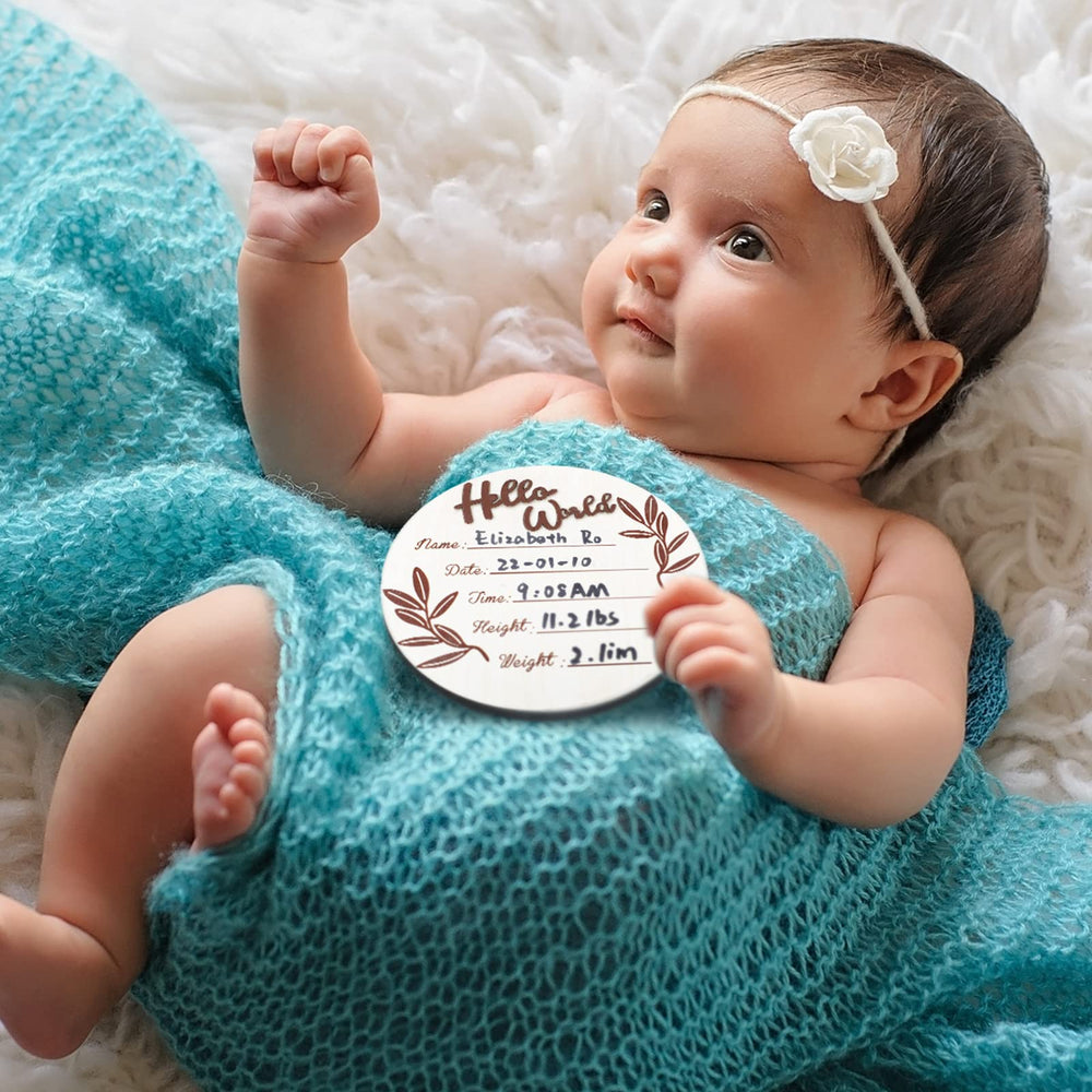 Queekay birth sign makes a thoughtful gift for new parents and baby showers