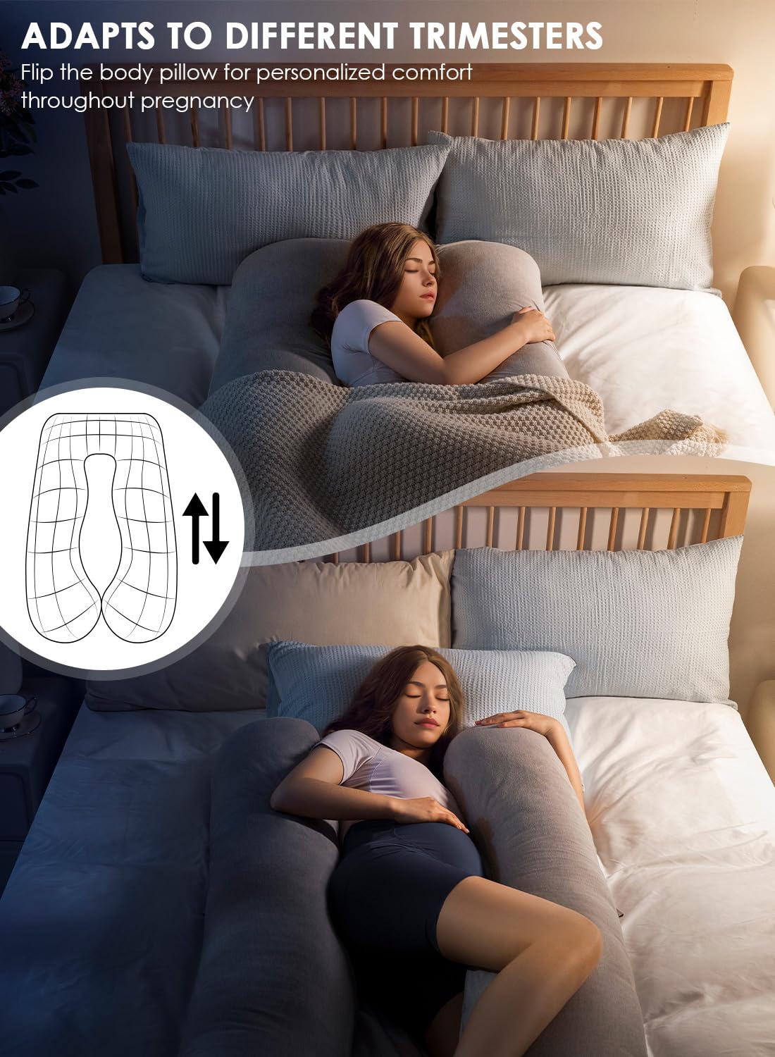QUEEN ROSE adjustable-fill option lets you personalize support.
