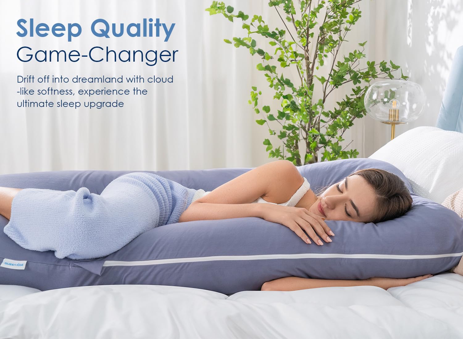 QUEEN ROSE wrapped-back support emphasizes full-body comfort during lounging.