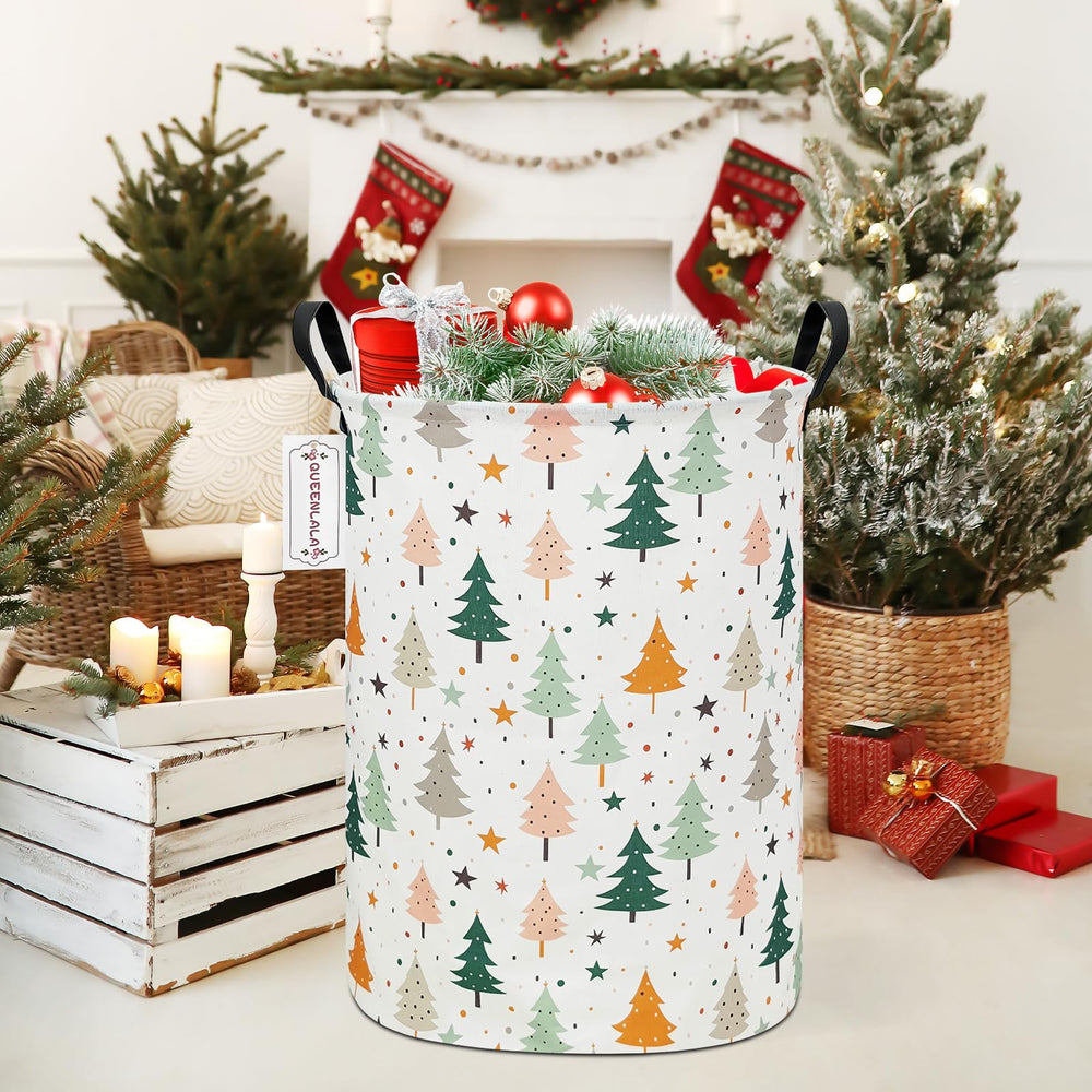 QUEENLALA Large Storage Basket storing towels in a bathroom