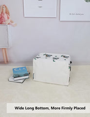 QUEENLALA rectangular laundry hamper with toys in nursery—organize quickly.