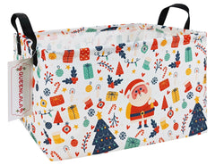 QUEENLALA rectangular laundry hamper folds flat for compact storage.