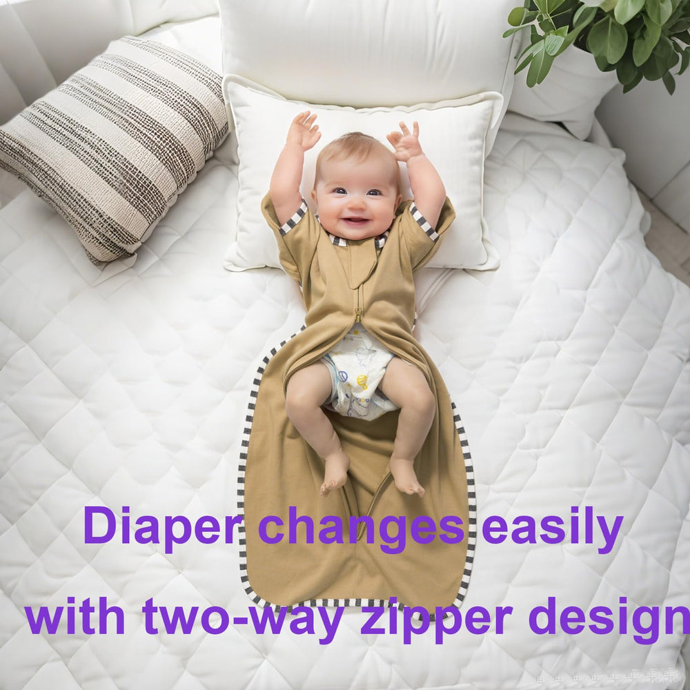 QUENESS BABY 100% cotton fabric delivers breathable softness for sensitive skin.