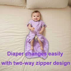 Queness Baby breathable 100% cotton fabric keeps baby cozy without overheating