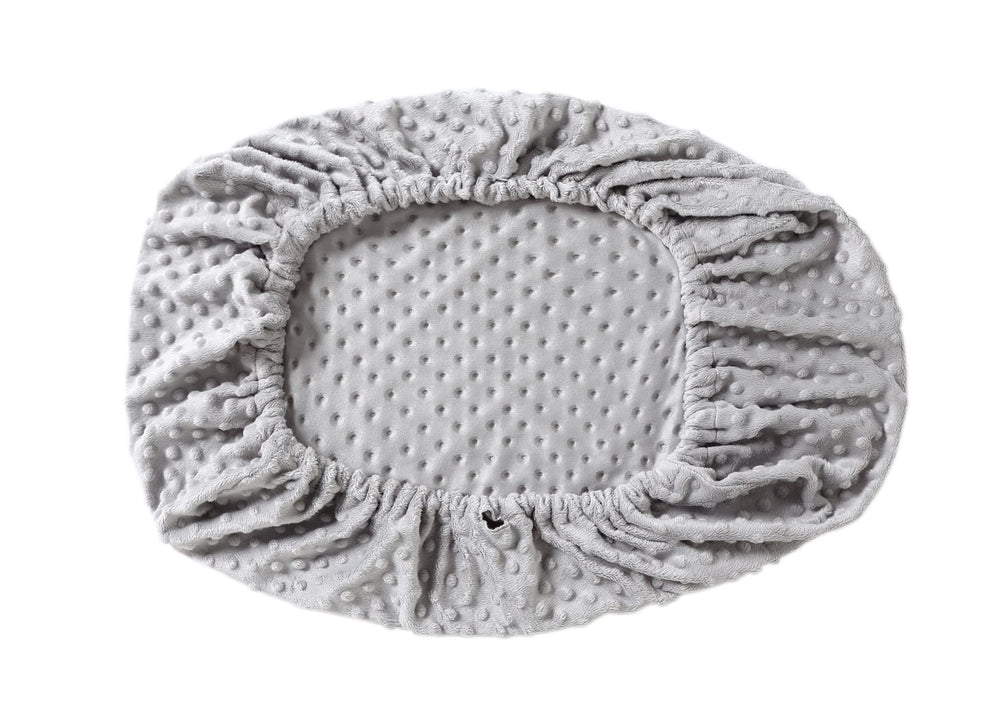 QUENESS BABY changing pad cover gray modern design complements nursery decor