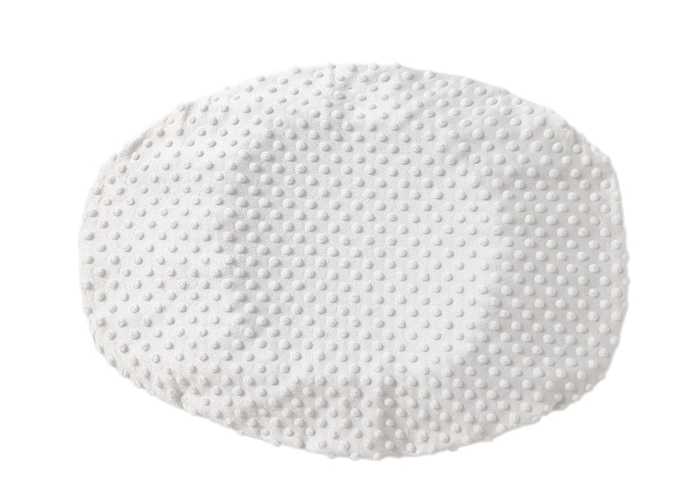 QUENESS BABY Cloud Dancer elastic band keeps cover in place.