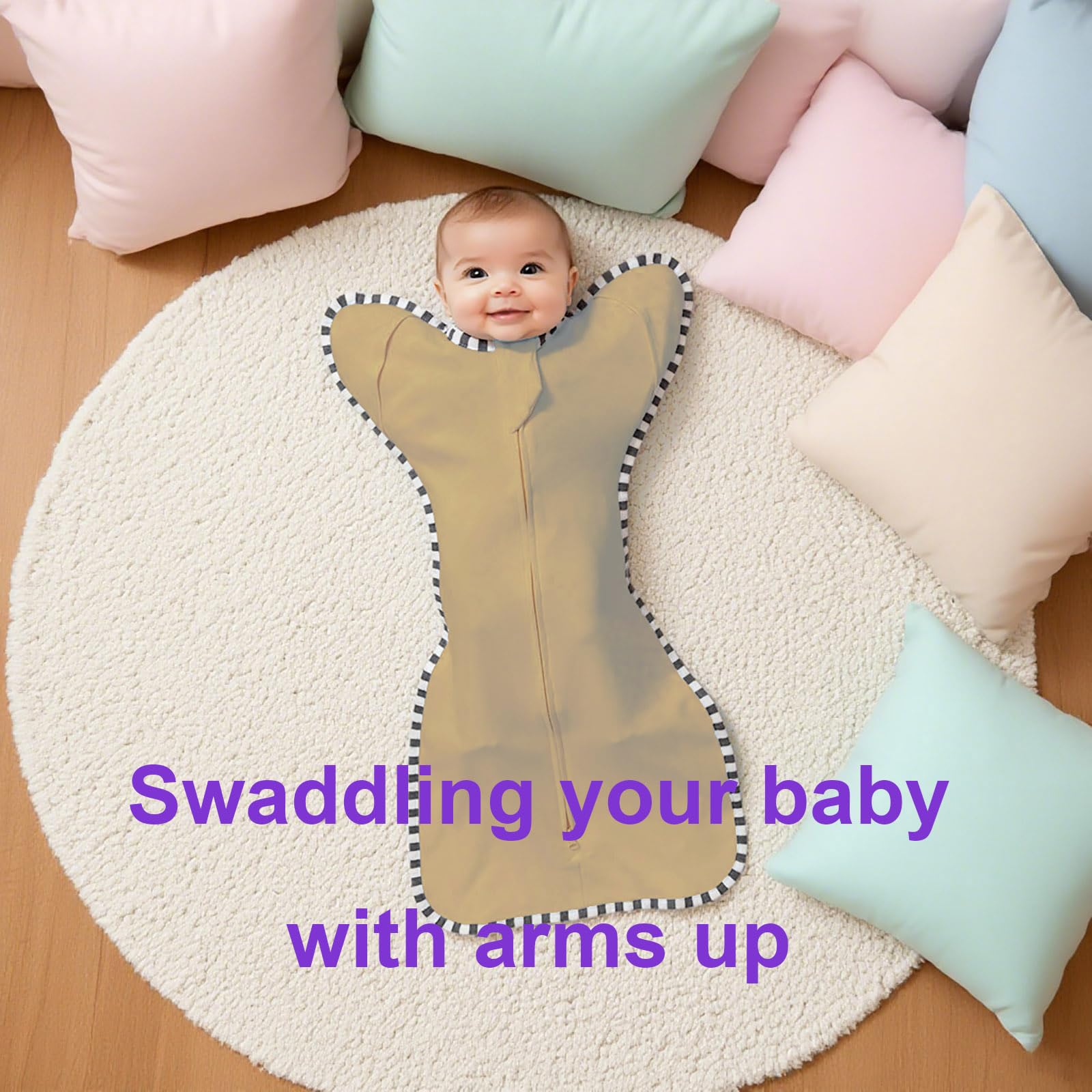 QUENESS BABY gift-ready swaddle set makes a thoughtful baby shower gift.