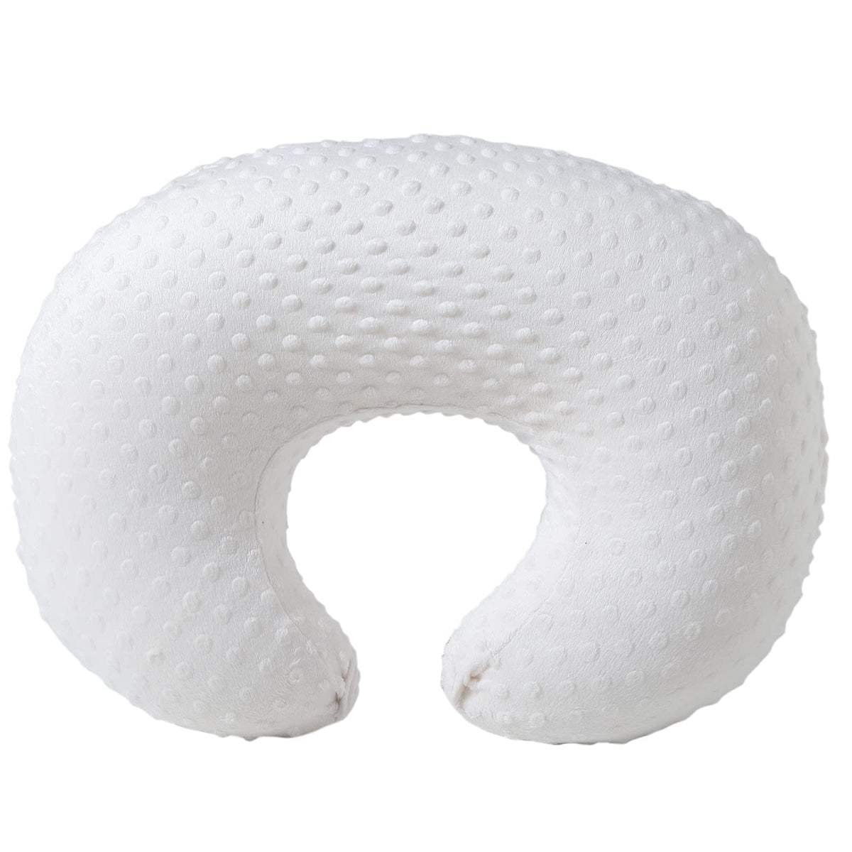 QUENESS BABY nursing pillow cover soft fleece closeup for cozy, breathable nursing sessions.