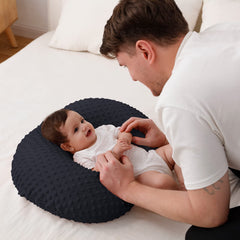 QUENESS BABY nursing pillow easy-clean zip highlights quick cover removal
