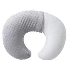 QUENESS BABY nursing pillow gray main view for comfortable feeding support